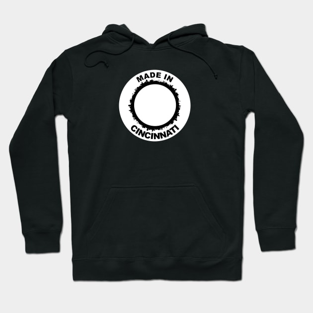 Made in Cincinnati Ohio Pride Hoodie by Tesla